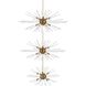 Sienna 30 Light 46 inch Satin Gold Chandelier Ceiling Light