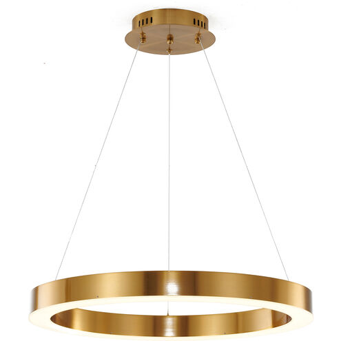 Canada LED 24 inch Gold LED Chandelier Ceiling Light