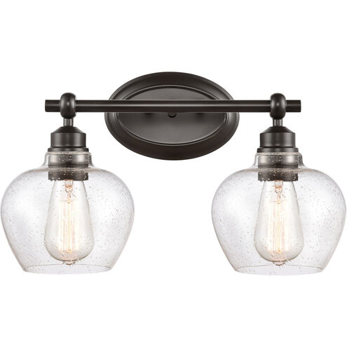 Amina LED 17 inch Matte Black Bath Vanity Light Wall Light