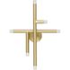 Manhattan LED 5.75 inch Brushed Gold Wall Sconce Wall Light