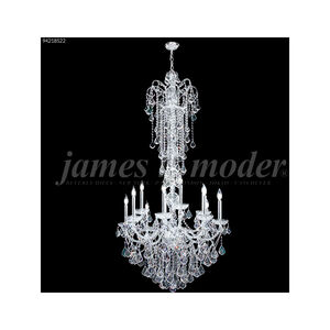 Vienna 12 Light 33 inch Silver Entry Chandelier Ceiling Light, Large