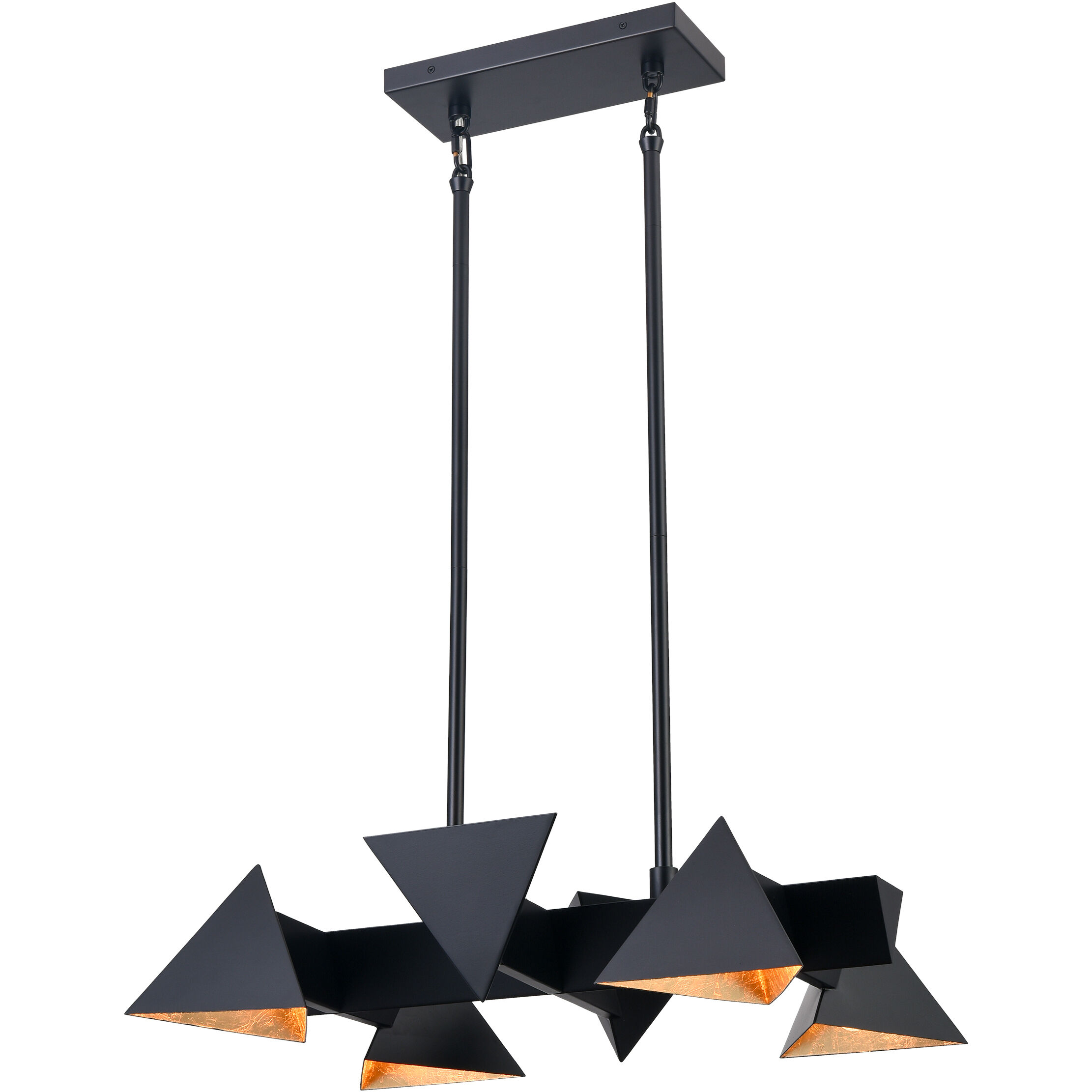 Avante 6 Light 15 inch Matte Black Chandelier Ceiling Light