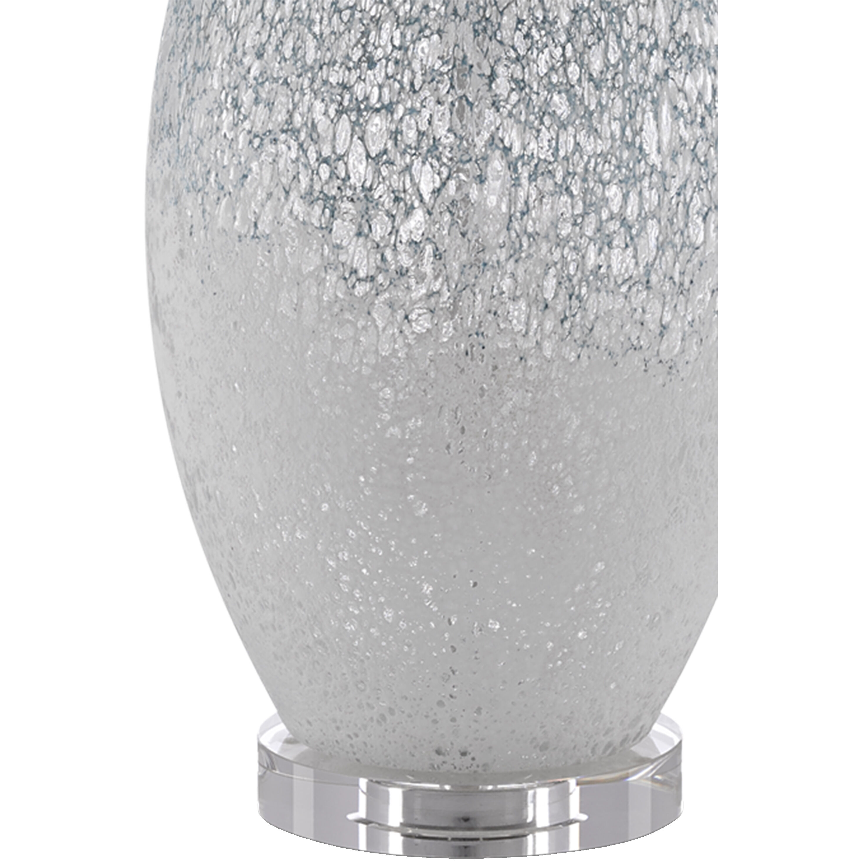 Hatira 33 inch 150 watt Pale Blue/White Table Lamp Portable Light