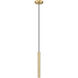 Forest LED 4.75 inch Modern Gold Pendant Ceiling Light