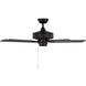 Linden Outdoor 44 44 inch Bronze with Matte White ABS Blades Indoor/Outdoor Ceiling Fan