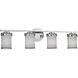Textile 31.5 inch Polished Chrome Bath Bar Wall Light