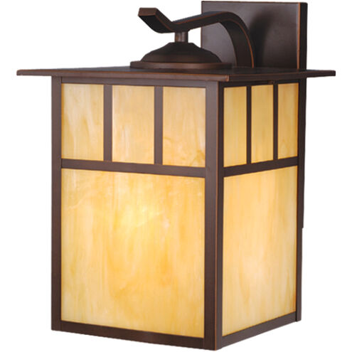 Mission LED 12.5 inch Burnished Bronze Outdoor Wall