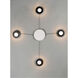 Orbital LED 23 inch Black and White ADA Wall Sconce Wall Light