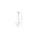 Michael Berman Brut 1 Light 7 inch Modern Brass Pendant Ceiling Light