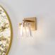Valentin 1 Light 6 inch Champagne Gold Vanity Light Wall Light