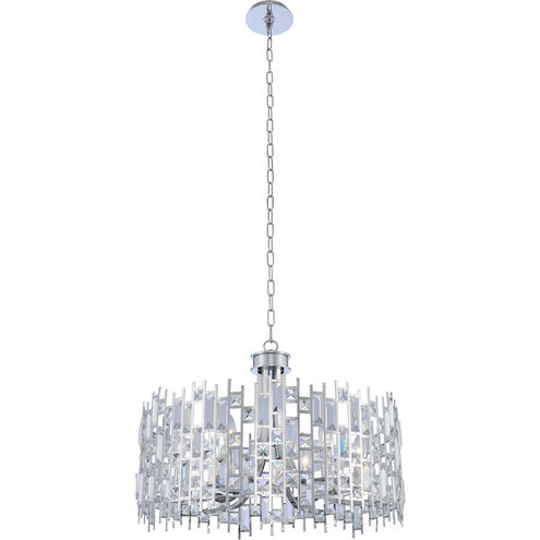 Fonseca 6 Light 26 inch Chrome Pendant Ceiling Light