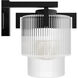 Ontario 3 Light 24.2 inch Matte Black Bathroom Vanity Sconce Wall Light, Medium