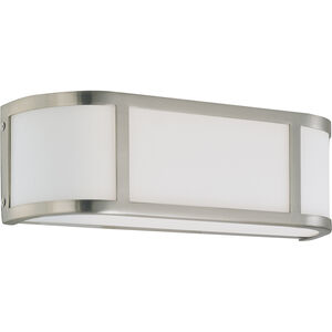 Odeon 2 Light 16 inch Brushed Nickel Wall Sconce Wall Light