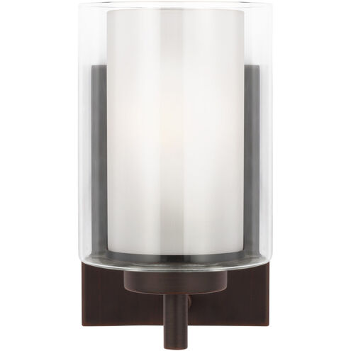 Elmwood Park 1 Light 6.25 inch Bronze Bath Vanity Wall Sconce Wall Light