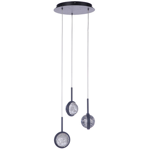 Glitzer 11.4 inch Black Pendant Ceiling Light