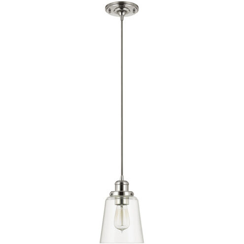 Fallon 1 Light 6 inch Polished Nickel Pendant Ceiling Light