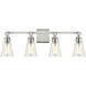 Sean Lavin Monterro 4 Light 30.25 inch Satin Nickel Vanity Light Wall Light