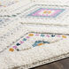 Lofty 122 X 94 inch Light Grey Rug, Rectangle