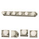 Brentwood 6 Light 36 inch Polished Chrome Vanity Light Wall Light