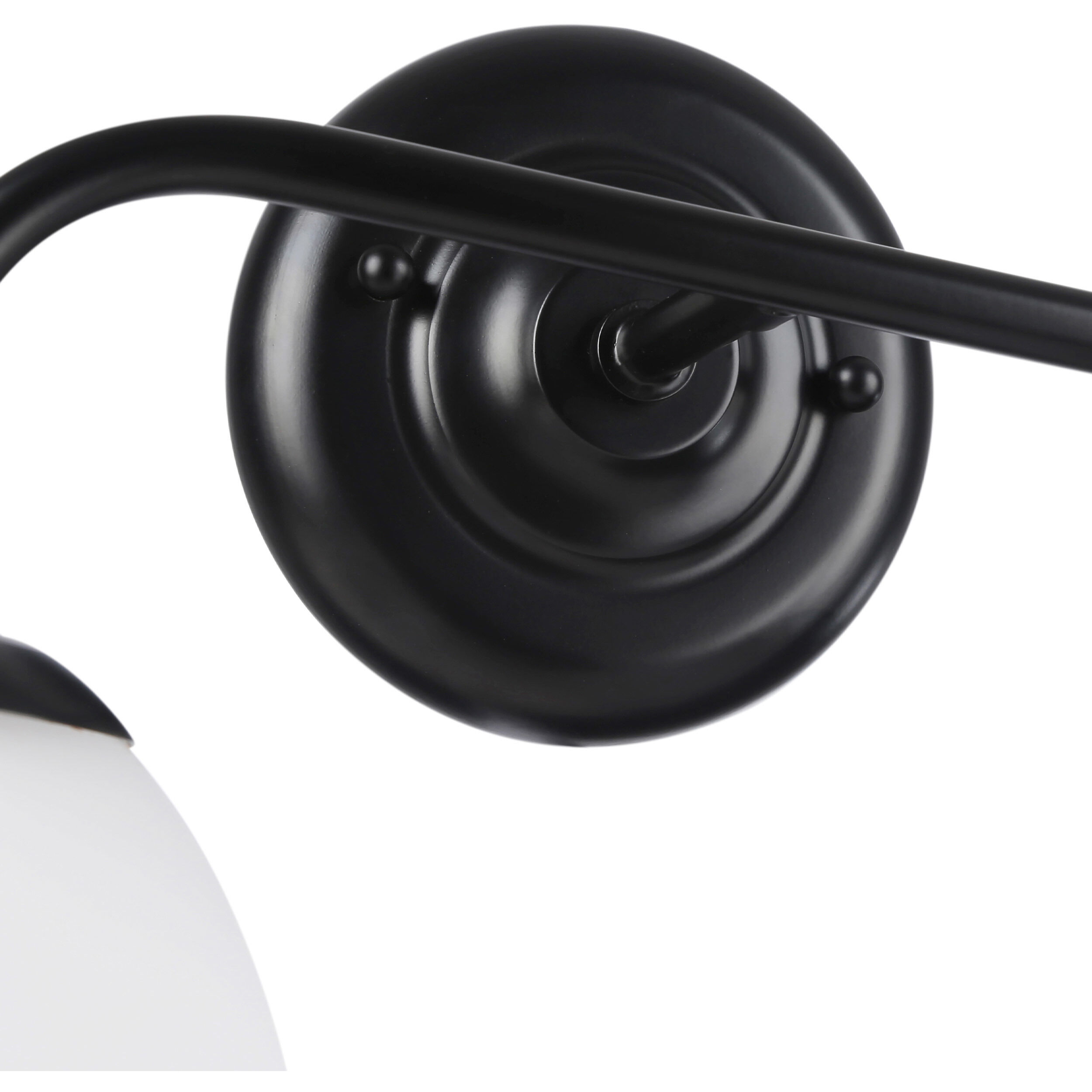 Dorinda Vanity Wall Light in Matte Black