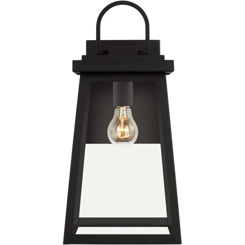 Founders 1 Light 18 inch Black Outdoor Wall Lantern