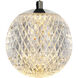 Siena LED 40 inch Chrome Chandelier Ceiling Light