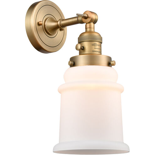 Franklin Restoration Canton LED 6.5 inch Brushed Brass Sconce Wall Light, Franklin Restoration