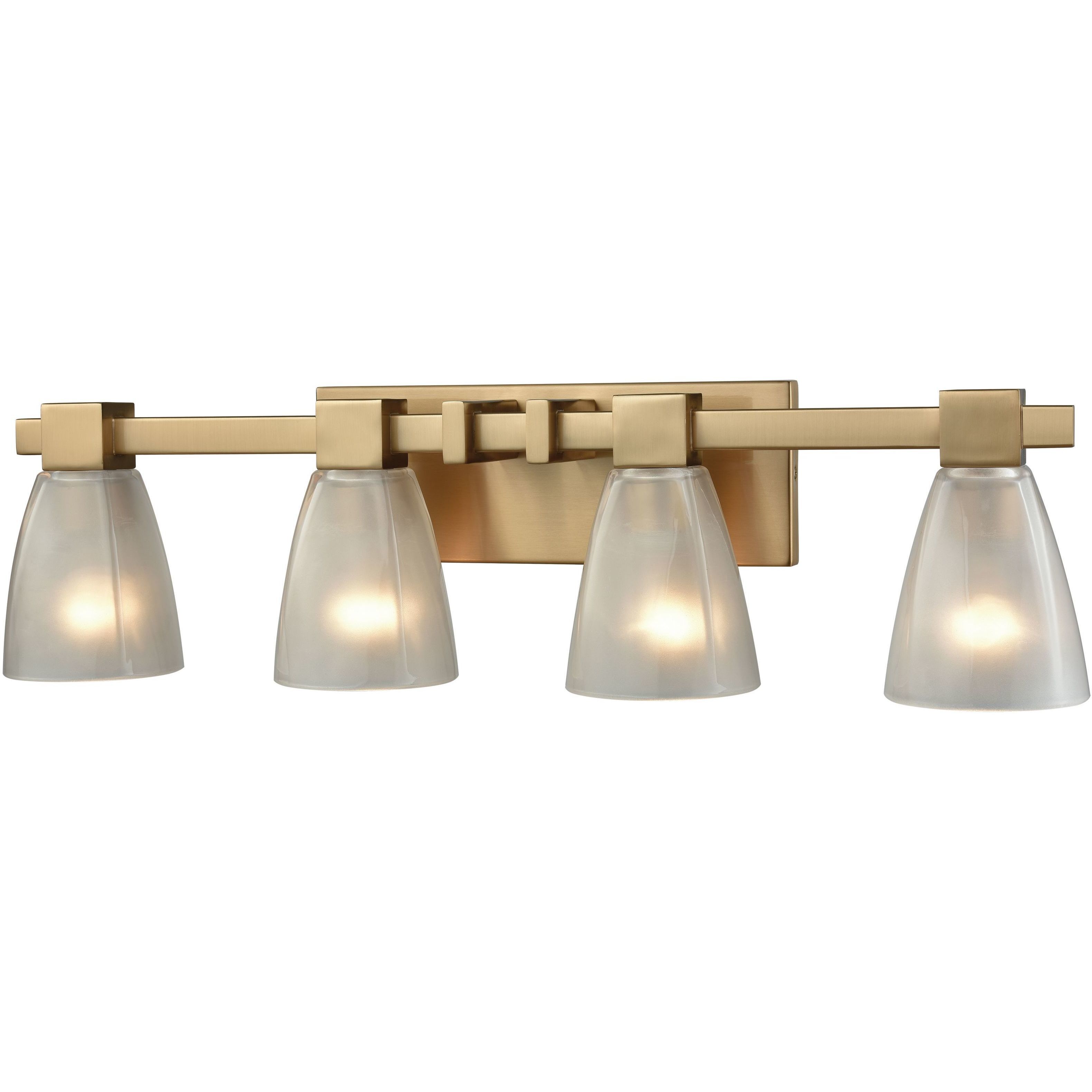 Ensley Vanity Light Wall Light in Satin Brass