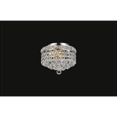Luminous 2 Light 10 inch Chrome Flush Mount Ceiling Light