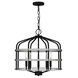 Avignon 5 Light 20 inch Matte Black Pendant Ceiling Light