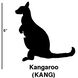 Kangaroo Copper Cookie Cutter