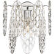 Isabella's Reign 1 Light 10 inch Polished Nickel Wall Sconce Wall Light
