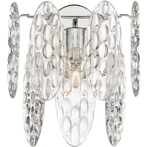 Isabella's Reign 1 Light 10 inch Polished Nickel Wall Sconce Wall Light