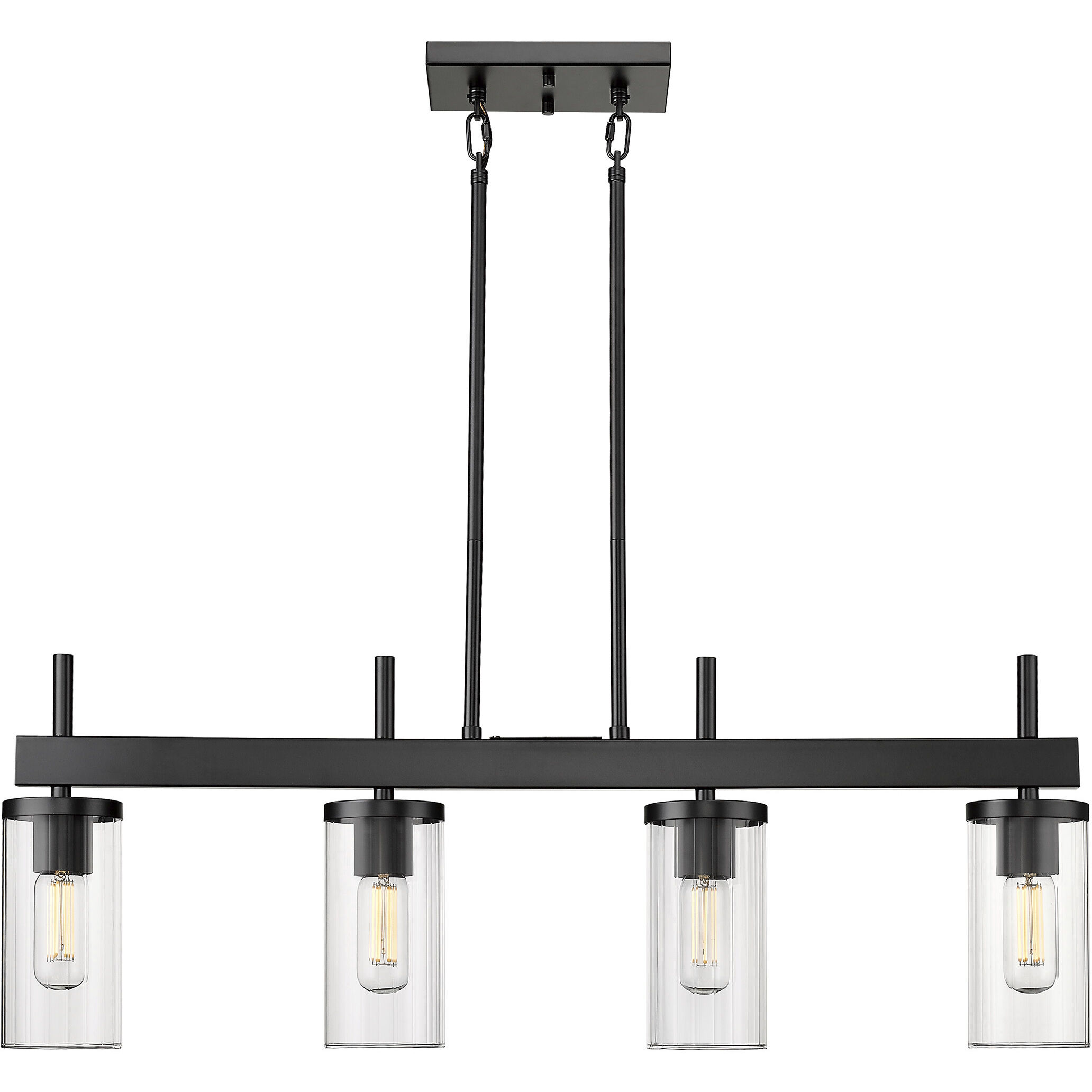 Winslett Island Light Ceiling Light in Matte Black