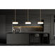 Renaud LED 9.25 inch Modern Gold Pendant Ceiling Light