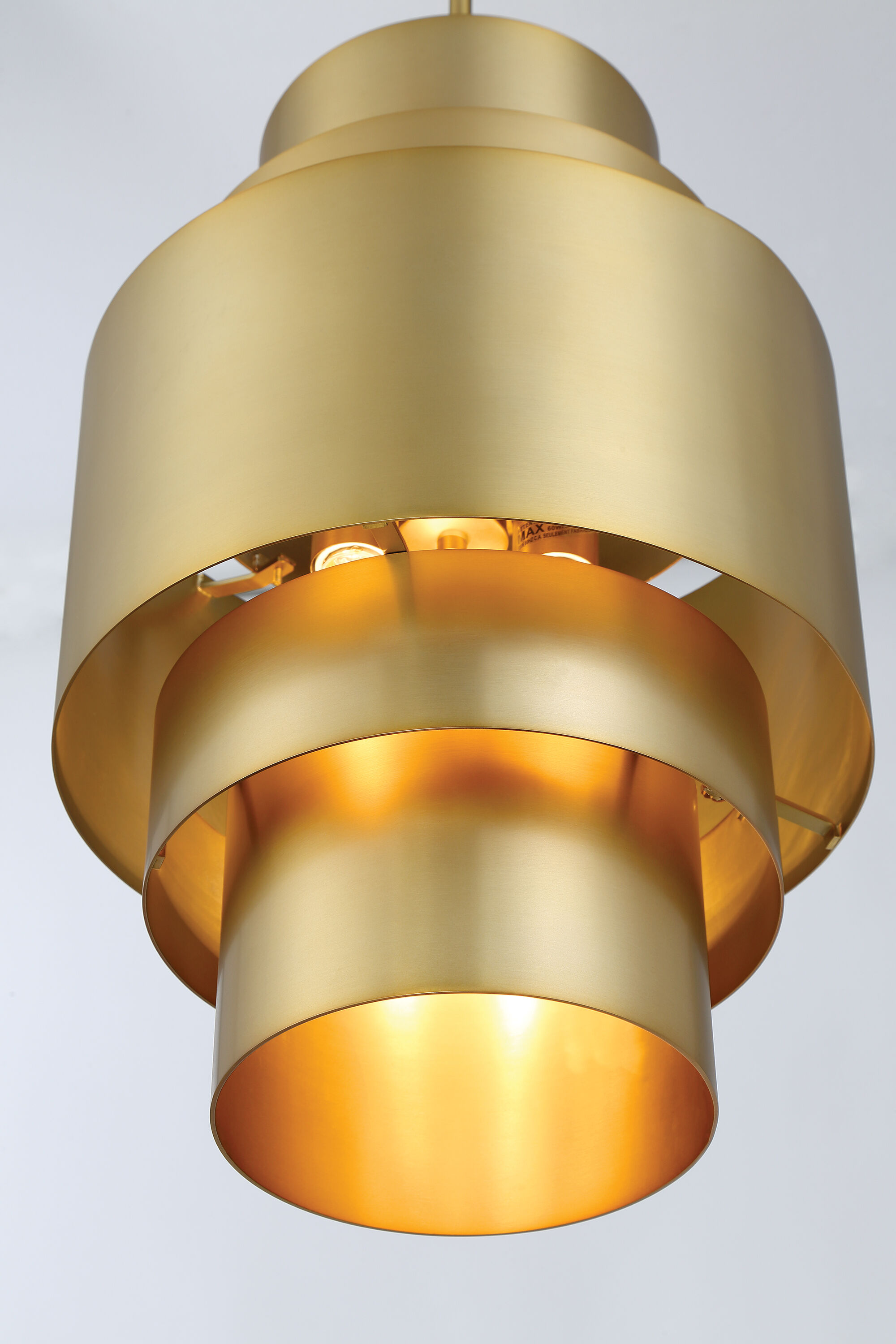 Spyglass Terrace 3 Light 14 inch Soft Brass Pendant Ceiling Light
