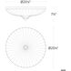 Signature Roma LED 20.13 inch Antique Nickel Flush Mount Ceiling Light, Schonbek Signature
