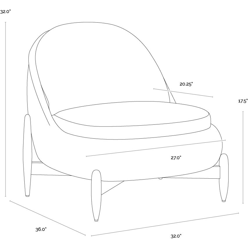 Carilo Stinson Cream Outdoor Lounge Chair