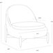 Carilo Stinson Cream Outdoor Lounge Chair