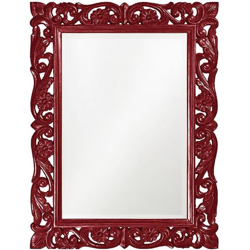 Chateau 42 X 31.5 inch Burgundy Mirror