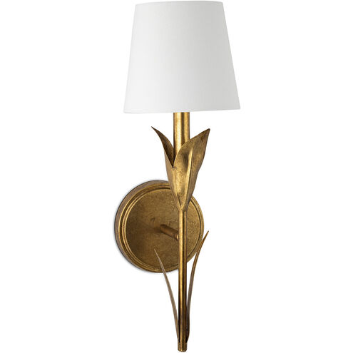 River Reed 1 Light 6 inch Gold Wall Sconce Wall Light, Single