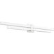 Zane LED 40 inch Chrome Vanity Wall Light