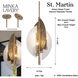 Saint Martin 4 Light 14 inch Ashen Gold Pendant Ceiling Light