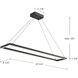 Piazza LED 8.63 inch Black Pendant Ceiling Light
