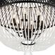 Duval 6 Light 21 inch Matte Black Pendant Ceiling Light