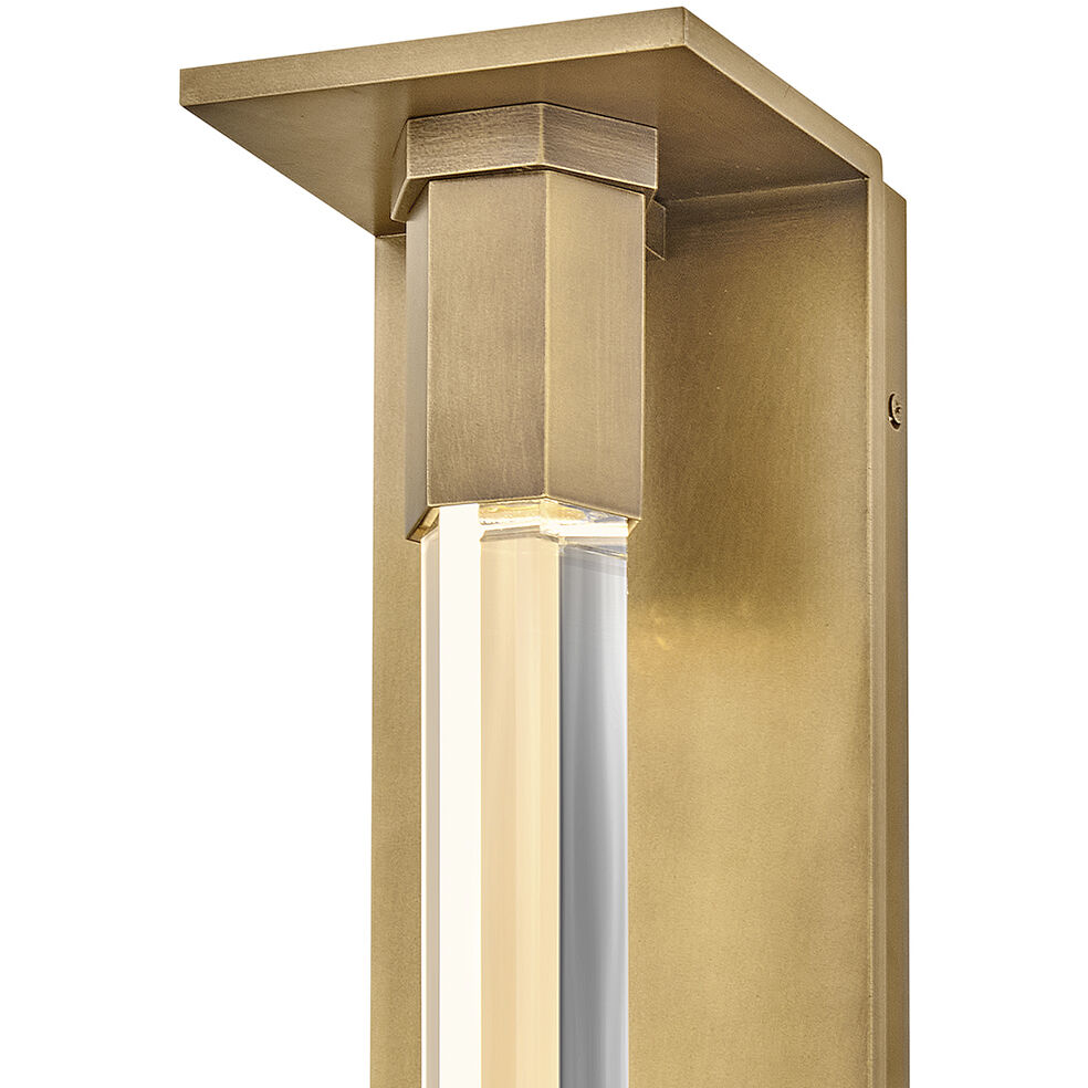 Cecily LED 16.5 inch Heritage Brass Outdoor Wall Mount