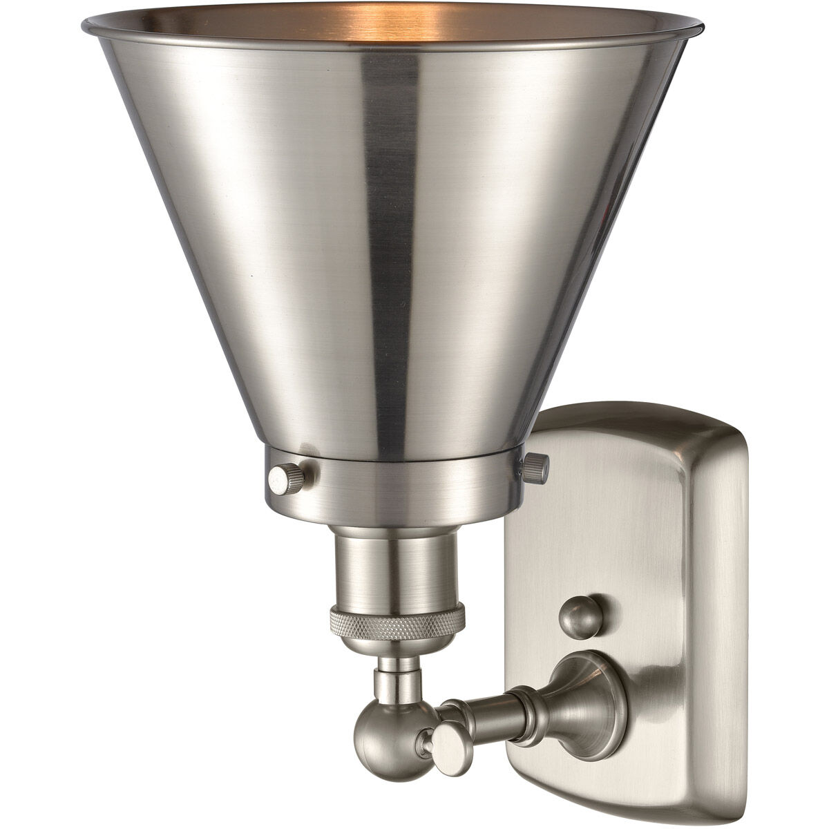 Ballston Appalachian LED 7 inch Brushed Satin Nickel Sconce Wall Light, Ballston