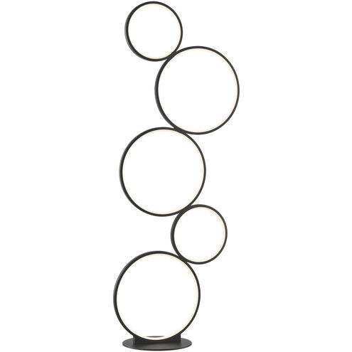 Fedora 44.75 inch 24.00 watt Black Floor Lamp Portable Light