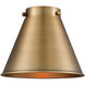 Franklin Restoration Appalachian Brushed Brass 8 inch Metal Shade, Franklin Restoration