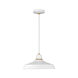 Foundry Classic 1 Light 16 inch Gloss White Outdoor Hanging Barn Light